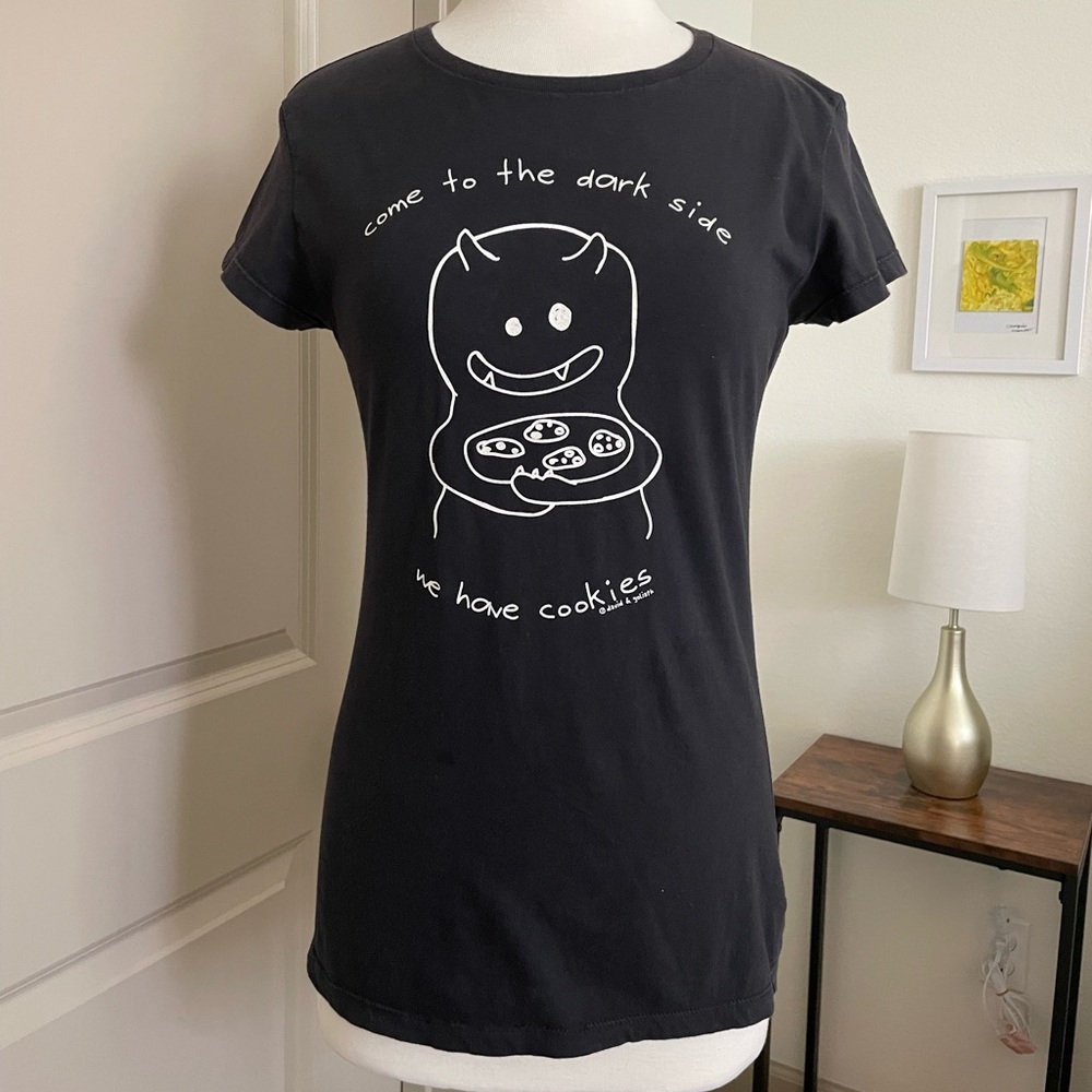 David and Goliath Black Tee Shirt